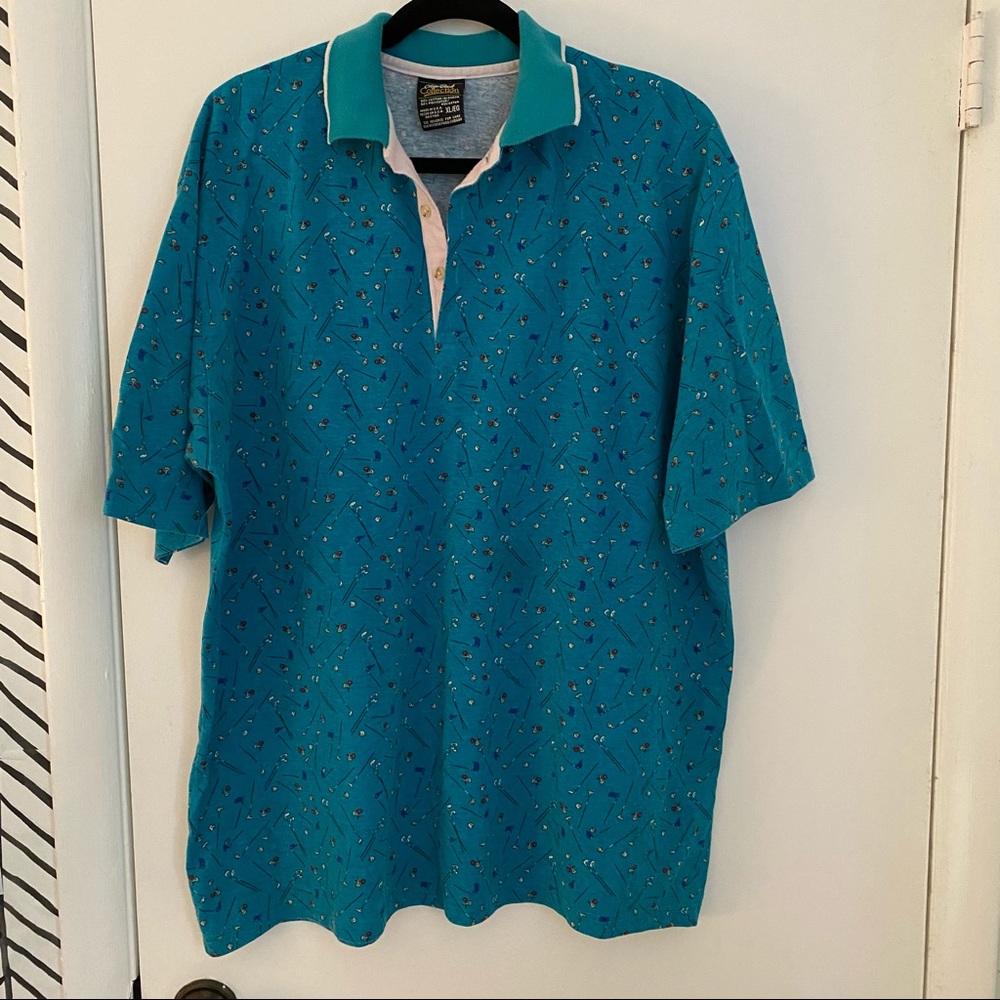 Men’s Vintage Graphic Golf Tee Shirt